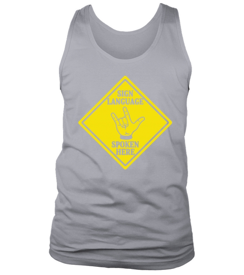 Deaf Awareness Spoke Deafness Hearing Loss Men's Tank Top