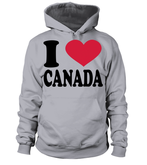 I Love Canada Women's Hoodie