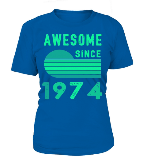 1974 Birthday Retro Vintage Gift age Women's T-Shirt