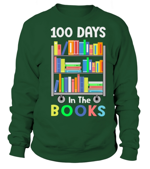 100 Days of School Teacher Student Reading Women's Sweatshirt