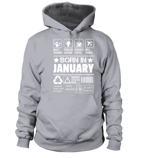 Born In January Women's Hoodie