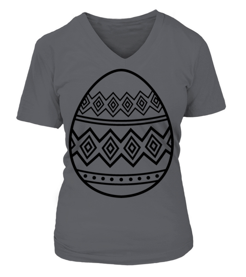 Easter Egg V-neck T-Shirt Woman