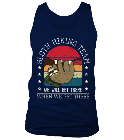 Sloth Hiking Team Mountaineering Witzig Men's Tank Top