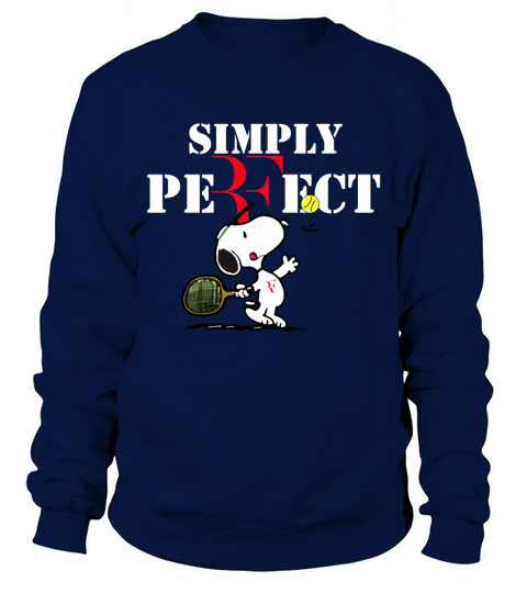Snoopy Roger Federer Tout simplement parfait chemise débardeur à capuche Sweatshirt Unisex