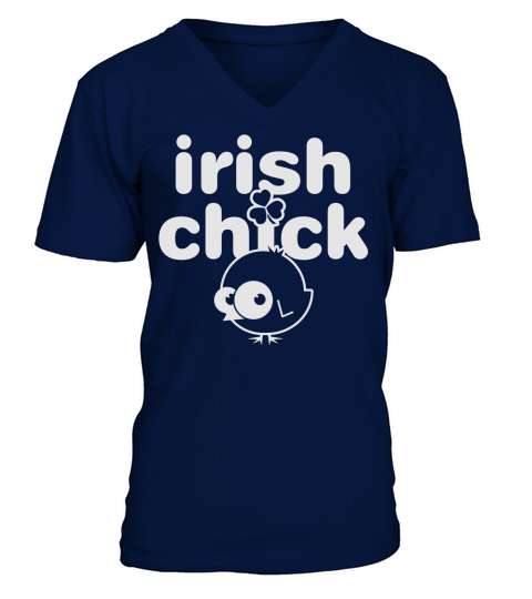 Irish Chick Men's V-Neck T-shirt