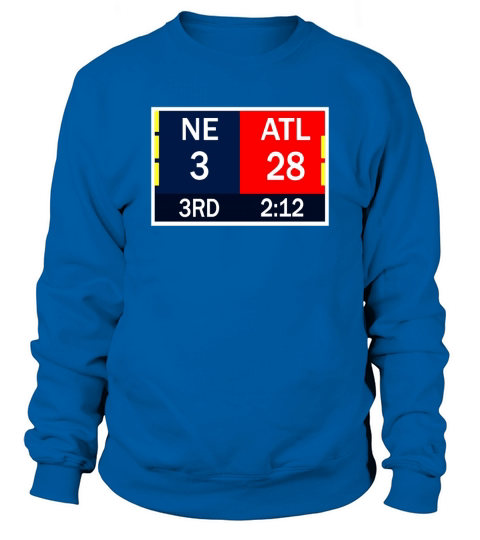 NE 3 ATL 28 FINAL TSHIRT 2 SIDES 1 GAME LIGHTWEIGHT CLASSIC FIT DOUBLENEEDLE SLEEVE AND BOTTOM HEM Sweatshirt Unisex