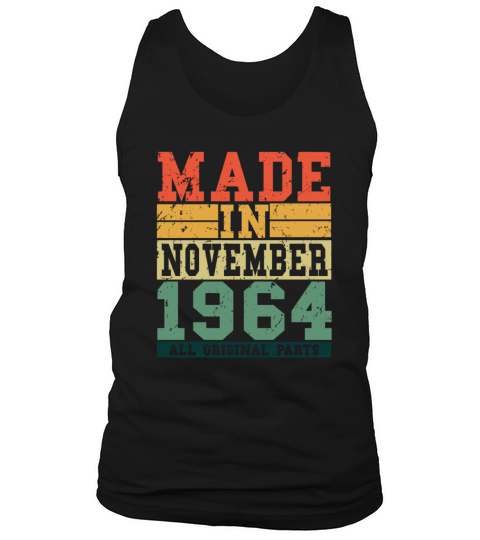 196 Birthday November Vintage Saying Men's Tank Top