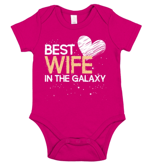 Best Wife in the galaxy Short Sleeve Baby One-Piece