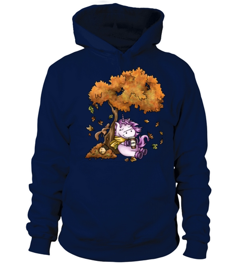 Beautiful autumn day cute unicorn Women's Hoodie