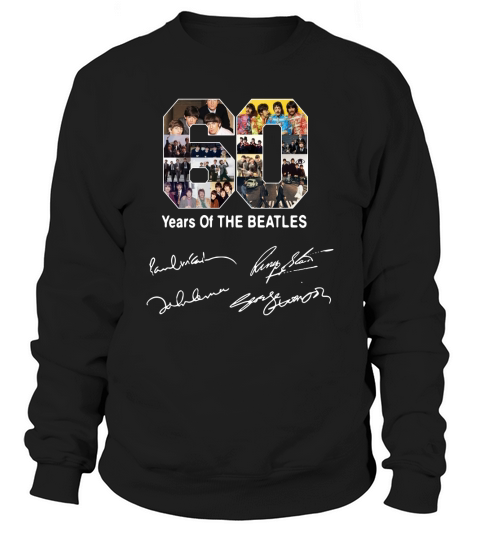 Official 60 years of the Beatles Sweatshirt Unisex