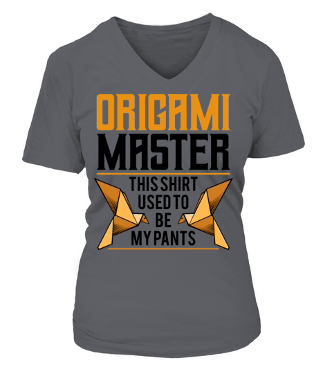 Origami Master Funny Sayings Gemoetrie Gift Women's V-Neck T-shirt