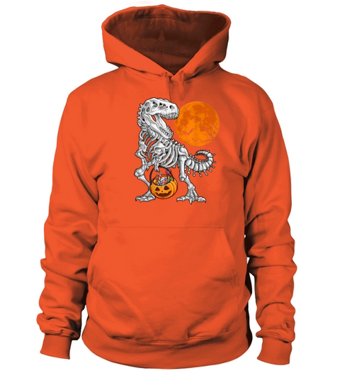 Halloween s for Boys Kids Dinosaur Skeleton T rex Women's Hoodie