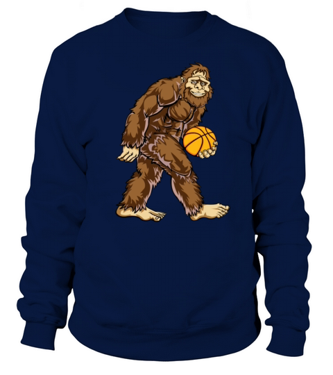Bigfoot Hunter Basketball Player Game Men's Sweatshirt