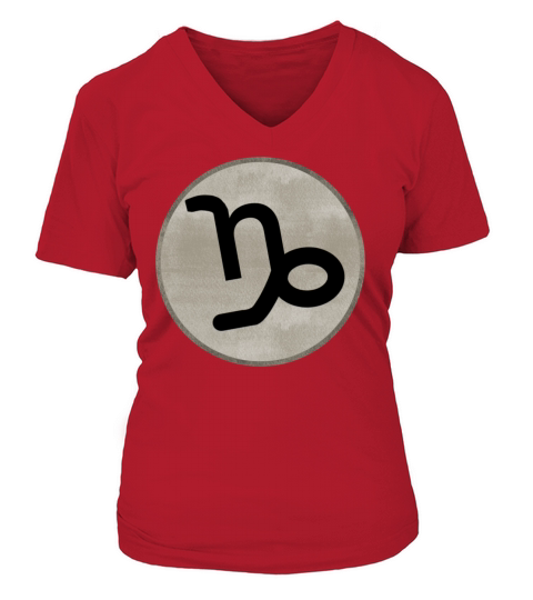 Capricorn December January Zodiac Sign Women's V-Neck T-shirt