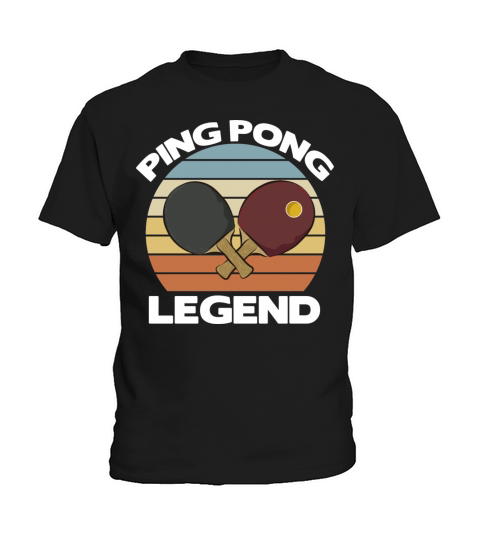 Ping Pong Table Tennis Legend Best Funny Gift Idea Kids T-Shirt
