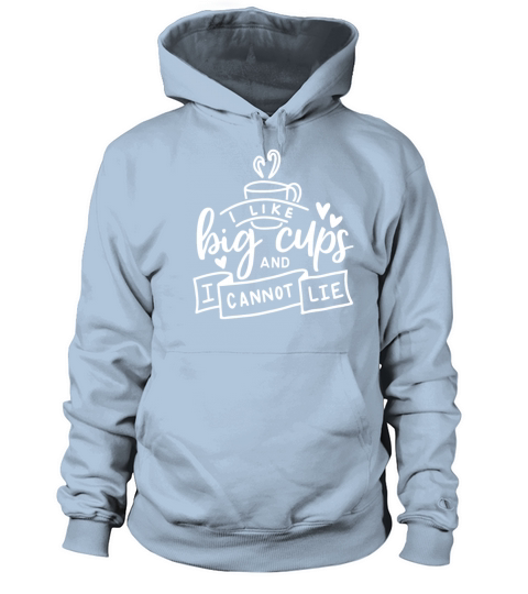 TEA LOVERS TEA graphicS - I LIKE BIG CUPS COFFEE Men's Hoodie