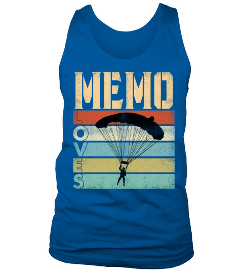 Vintage Memo Love Skydive Great Grandparents Gift 2020 Tank Top Unisex