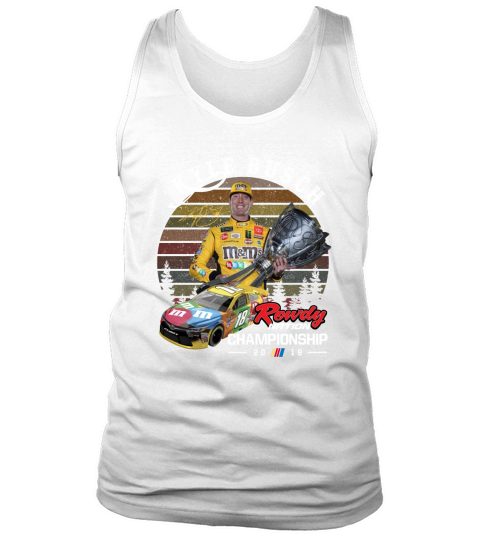 Kyle Busch signature Rowdy Nation Championship 2019 sunset shirt Tank Top Unisex