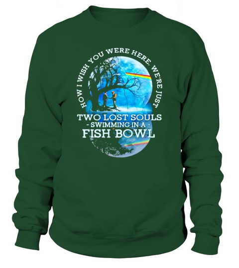 LGBT Pink Floyd how I wish you were here were just two lost souls swimming in a fish bowl Sweatshirt Unisex