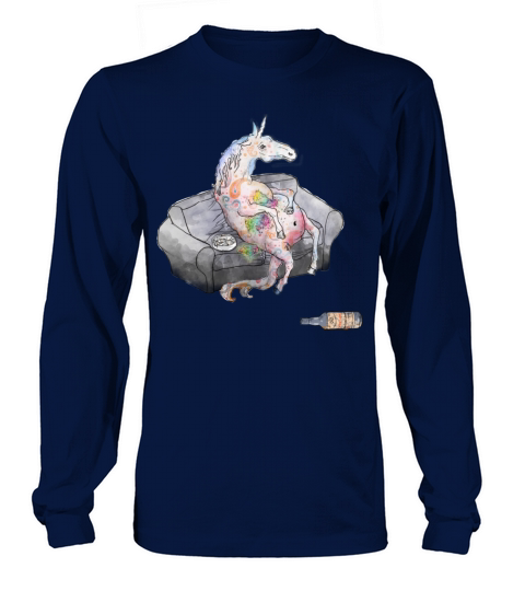 drunk unicorn Women's Long Sleeve