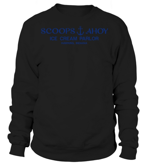 Vintage Scoops Ahoy Ice Cream Men's Sweatshirt
