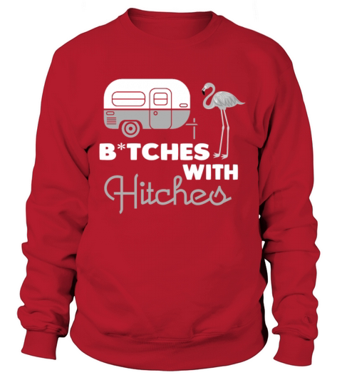 Bitches With Hitches black Men's Sweatshirt