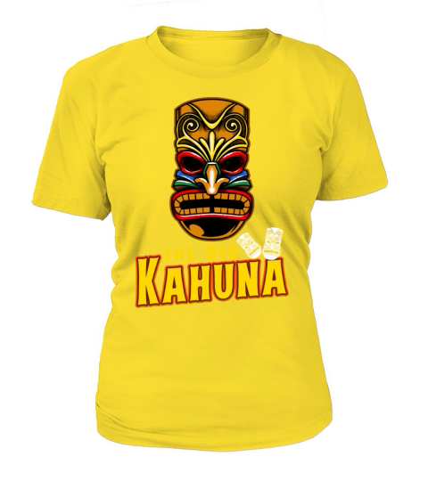 The Big Kahuna T-Shirt Hawaiian Tiki Mask Luau Women's T-Shirt
