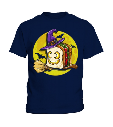 Sand-Witch Funny Halloween Witch Sandwich Humor Kids T-Shirt