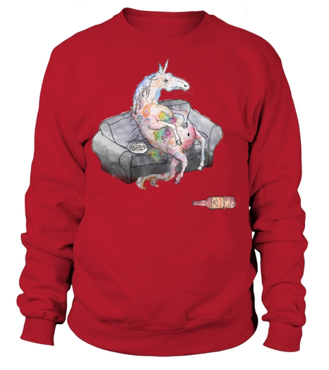 drunk unicorn Women's Sweatshirt