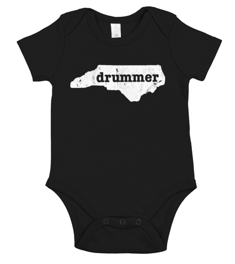 North Carolina Drummer T Shirt Short Sleeve Baby One-Piece