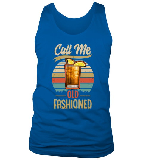 Sunset Vintage Lemon Juice Call Me Old Fashioned Tank Top Unisex