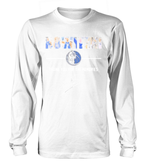Dirk Nowitzki Thank You For The Memories Long sleeved Unisex