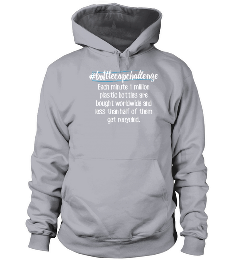 Bottle Cap Challenge Plastic Environmentalist Women's Hoodie