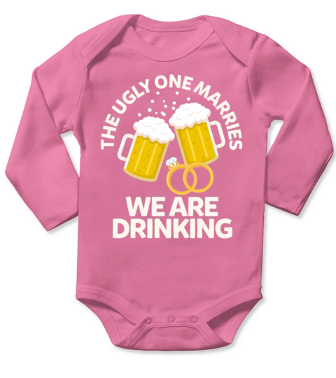 Bride Groom Marriage Gift beer Long Sleeve Baby One-Piece