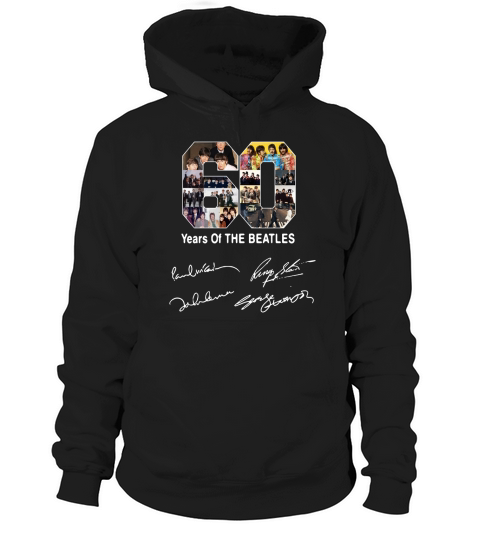 Official 60 years of the Beatles Hoodie Unisex