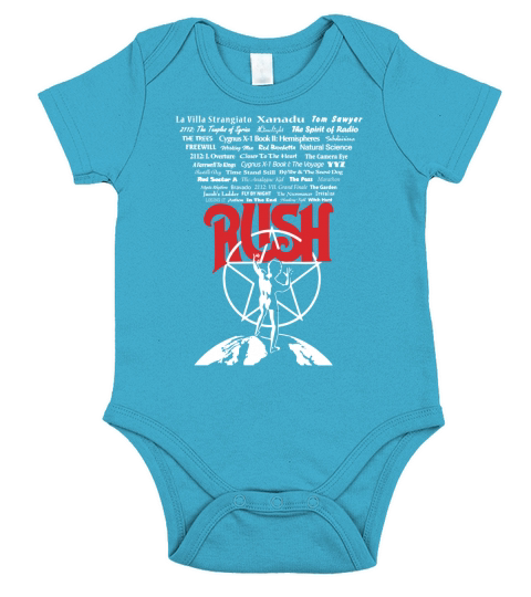 Rush band Short Sleeve Baby One-Piece