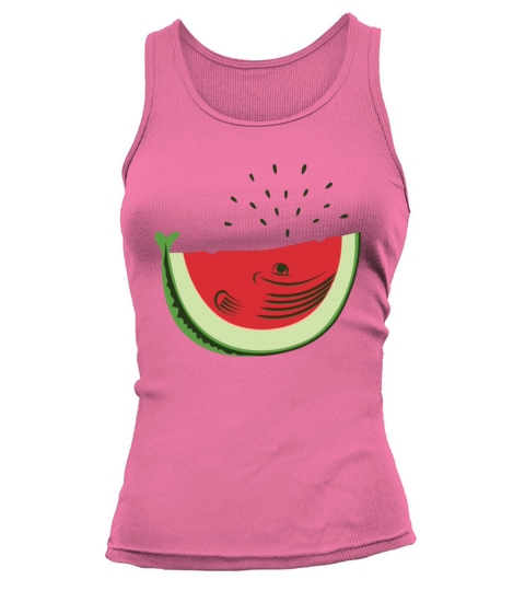 Watermelon Whale Funny Animal Gift Women's Tank Top