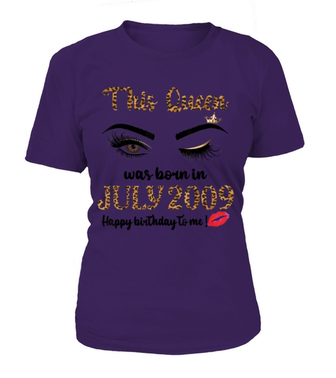 12th Birthday This Queen Was Born In July 2009 Women's T-Shirt