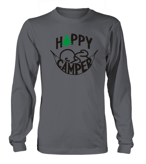 happy camper Funny Women's Long Sleeve