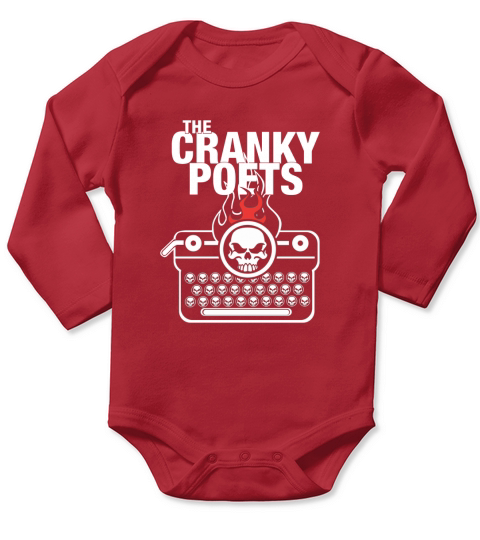 The Cranky Poets Fundraiser Long Sleeve Baby One-Piece