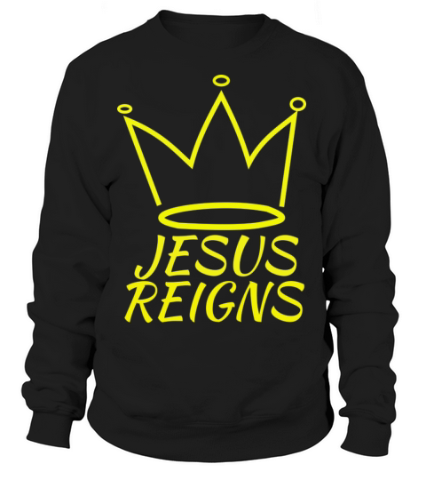 Jesus Reigns logo light Women's Sweatshirt