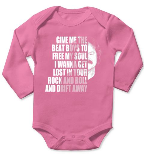 The Doobie Brothers Drift Away Long Sleeve Baby One-Piece