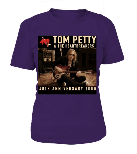 Tom Petty 40th Anniversary tour 2017png T-Shirt Woman