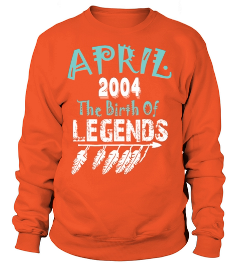 April 2004 The Birth Of Legends Women's Sweatshirt