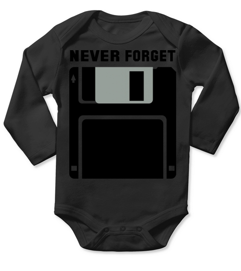 Never Forget Long Sleeve Baby One-Piece
