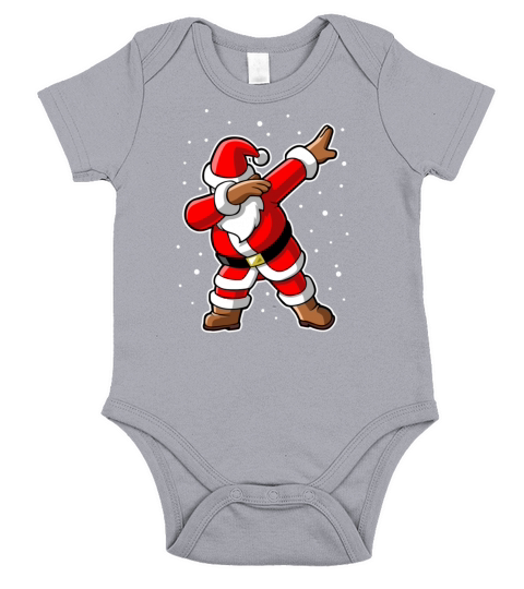 dabbing santa claus Short Sleeve Baby One-Piece