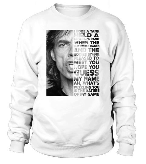 Keith Richards I rode a tank held a general’s rank when the blitzkrieg raged Sweatshirt Unisex