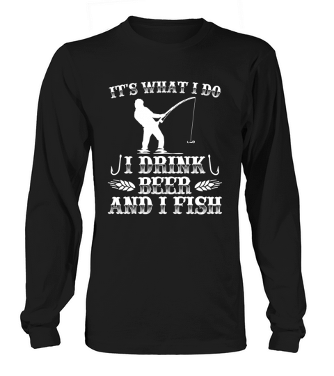 Fisherman Love To Fish & Beer Fisher Angler Men's Long Sleeve