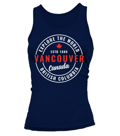 Vancouver canada flag gift Canadian Women's Tank Top