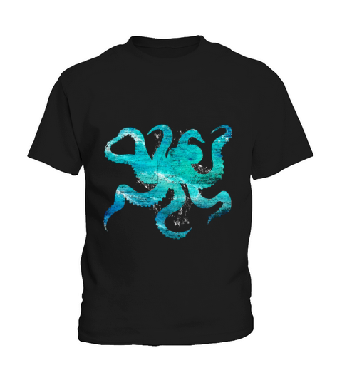 Octopus watercolor Kids T-Shirt